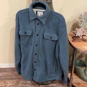Alexander Julian Genuine Goods Button Front Sherpa Shirt Jacket